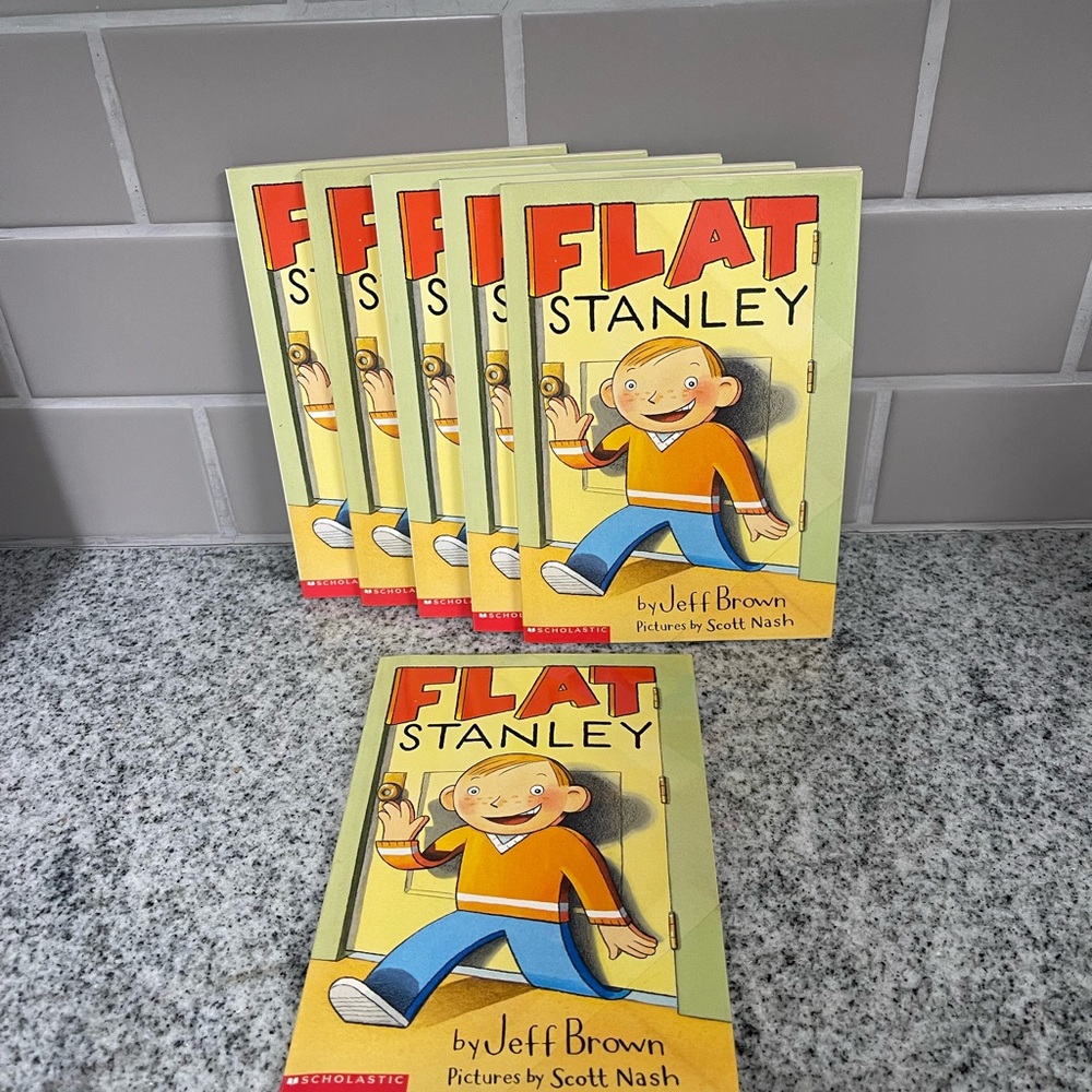 6 Flat Stanley” Paperback Adventure Book NEW